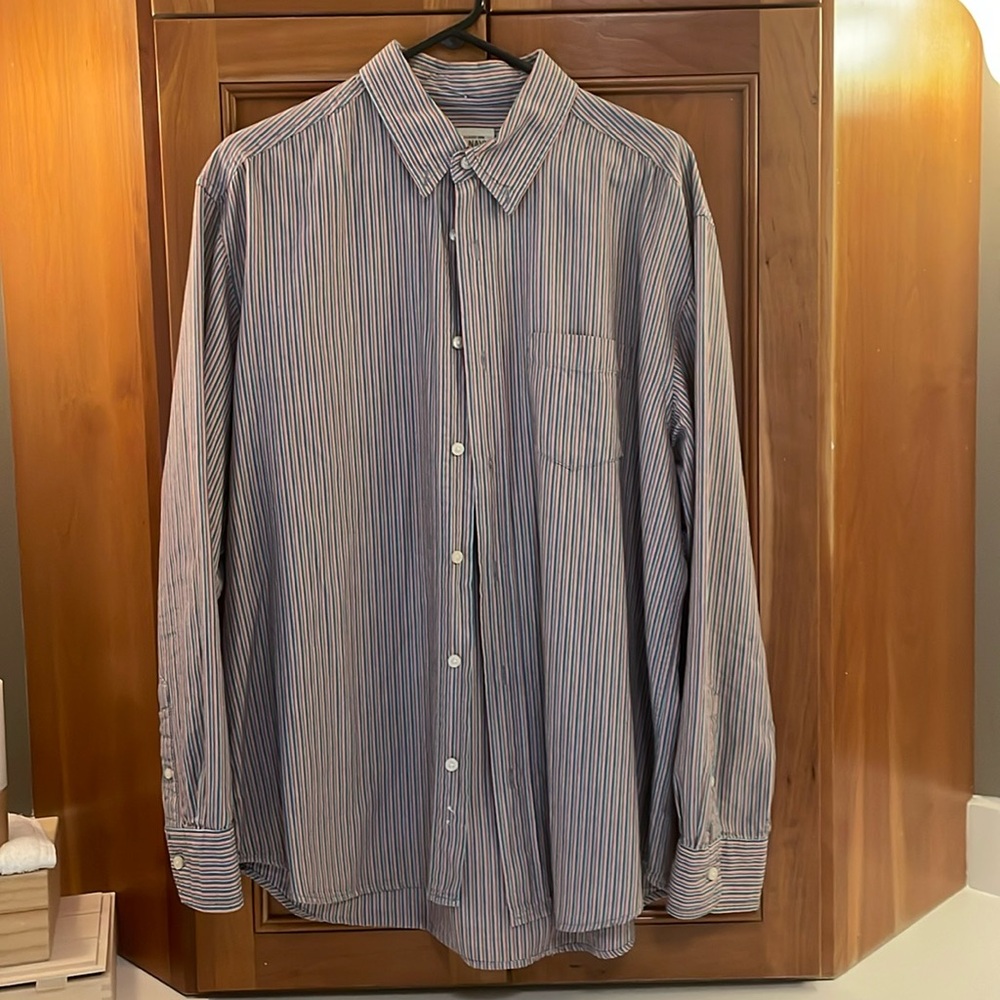 Men’s Old Navy Cotton Comfy Casual Button Down Size Large